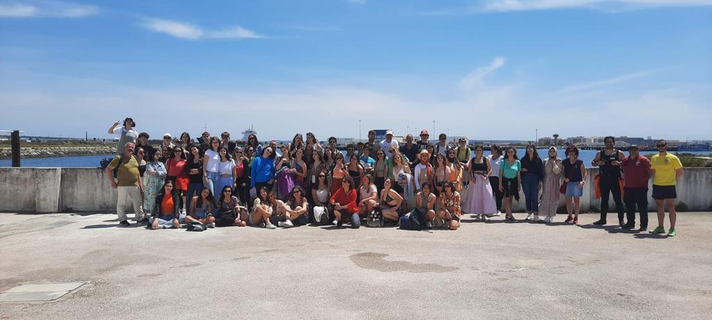 Fotografia dos alunos que visitaram a Estação Salva-vidas da Figueira da Foz