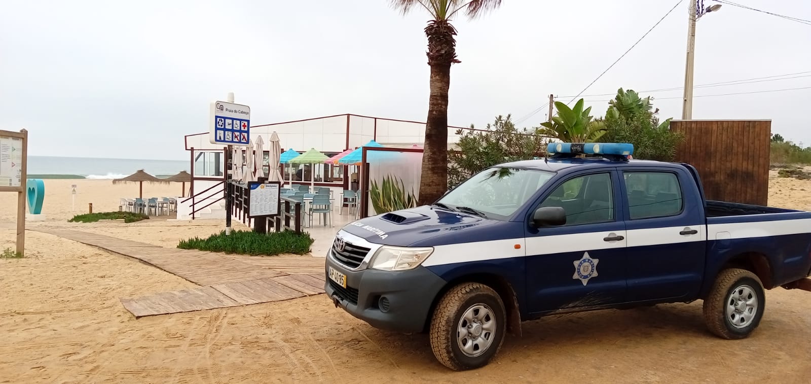 Polícia Marítima deslocou-se ao local