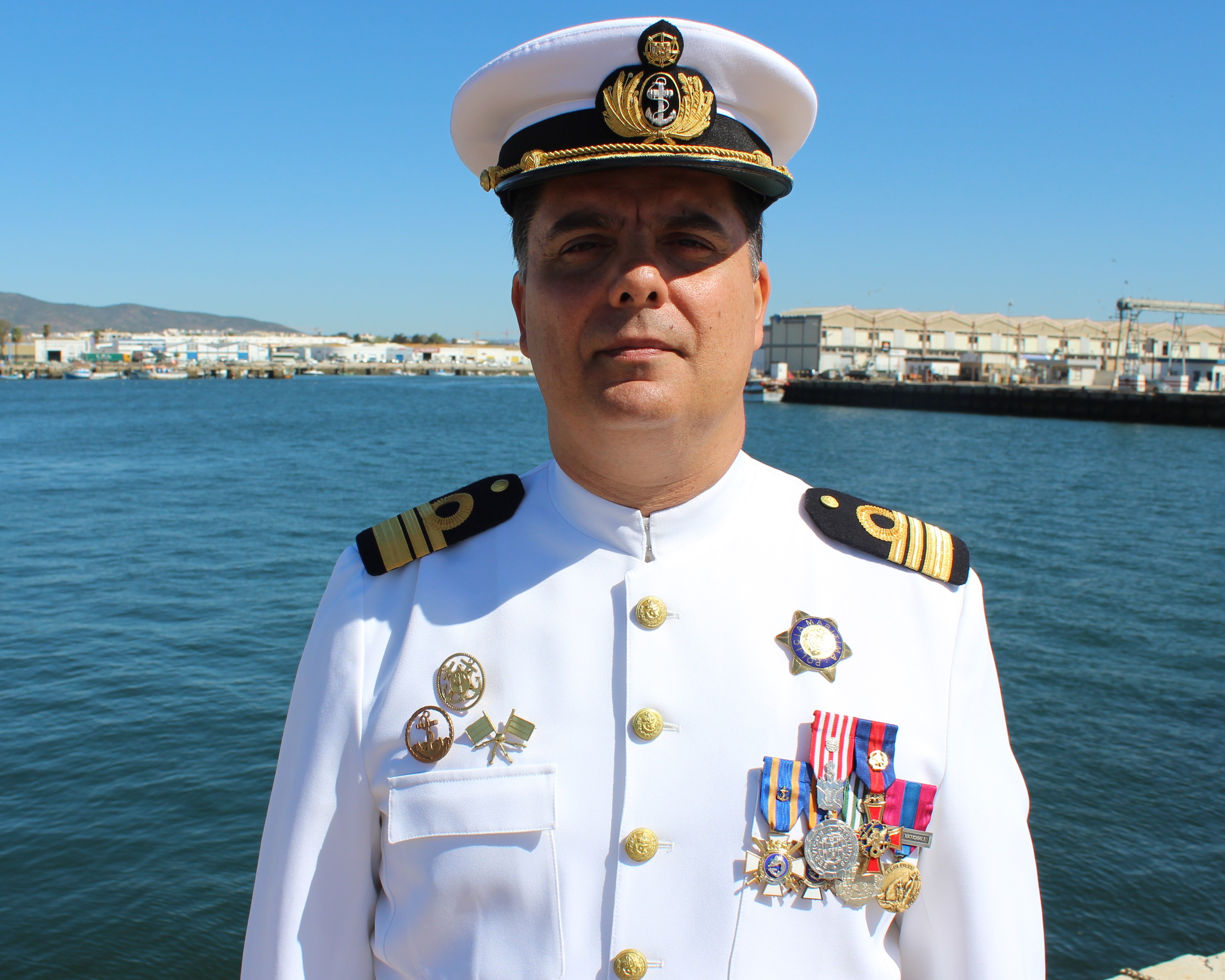 Comandante Silva Algarvio é o novo Capitão do Porto e Comandante-local da Polícia Marítima de Olhão
