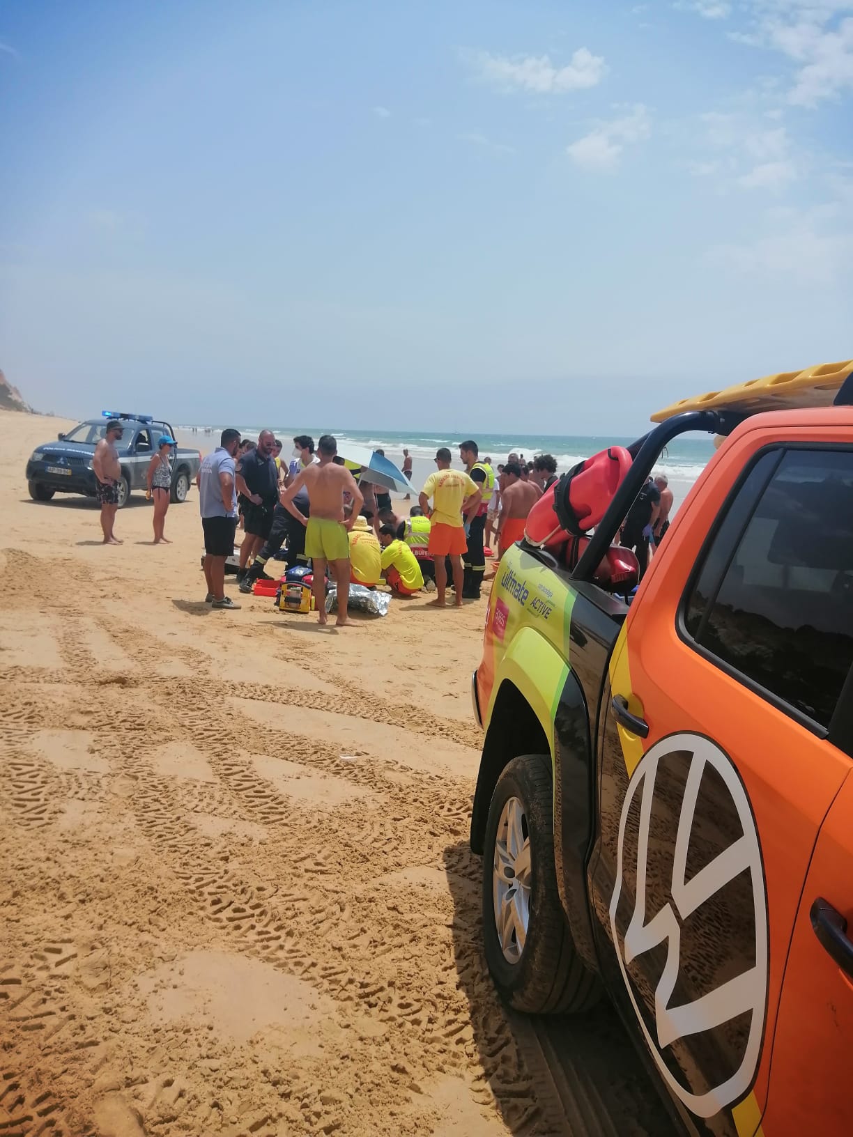Auxiliada mulher em Albufeira